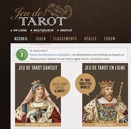 meilleur site de jeu de tarot en ligne gratuit|Tarot